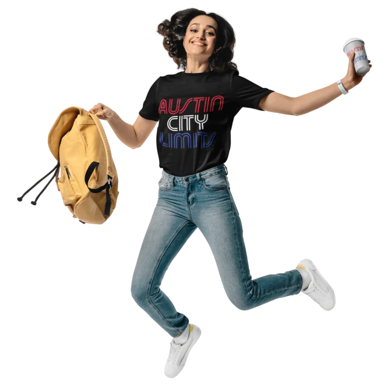 Austin City Limits Screen Printed T-Shirt and Coffee Cup