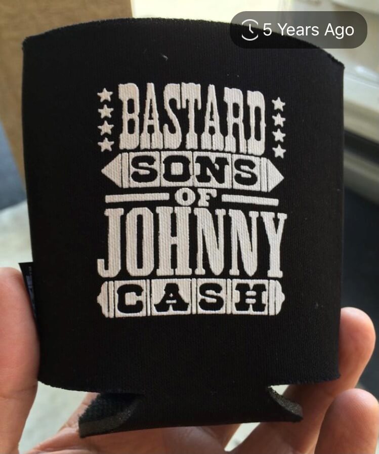 Johnny Cash Koozie