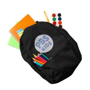 PBS Kids Backpack with logo embroidery