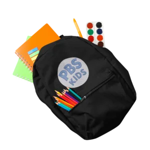 PBS Kids Backpack with logo embroidery