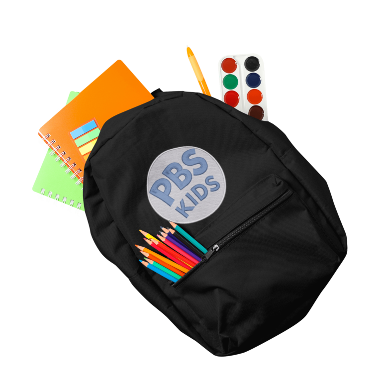 PBS Kids Backpack with logo embroidery