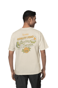 Tacodeli Screen Printed T-Shirt Back