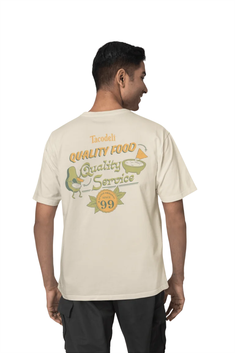 Tacodeli Screen Printed T-Shirt Back