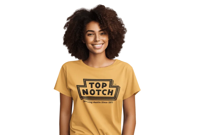 Top Notch T-Shirt Screen Printed Front