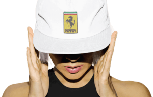 Ferrari of Austin hat embroidery
