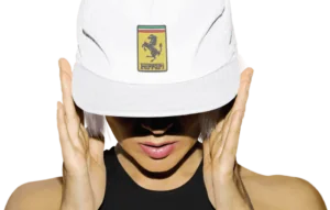 Ferrari of Austin hat embroidery