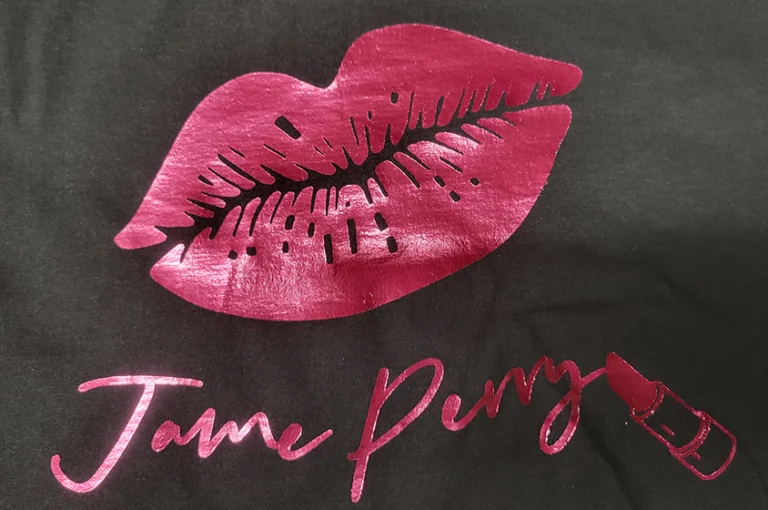 Foil Overlay screen printed t-shirt