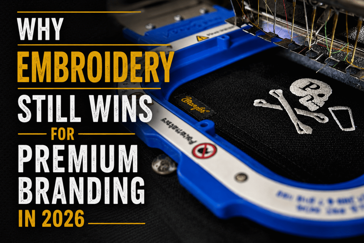 Why Embroidery Wins Premium Branding