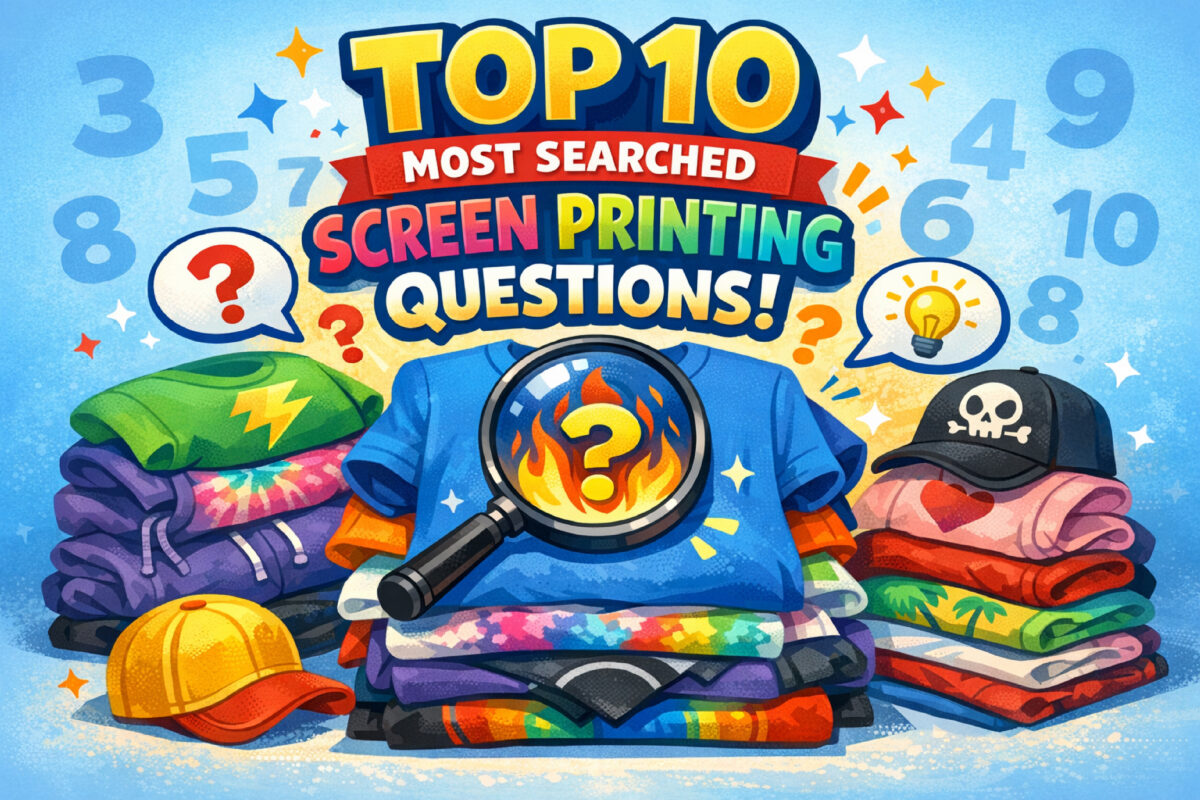 The Top 10 Screen Printing Questions Answered