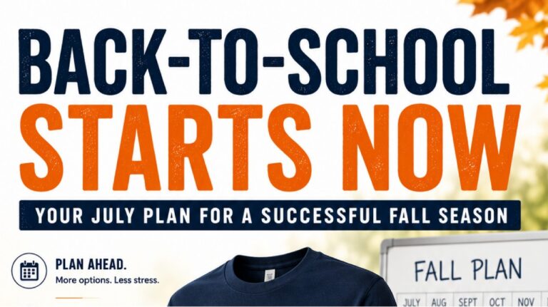 Back to school merch planning