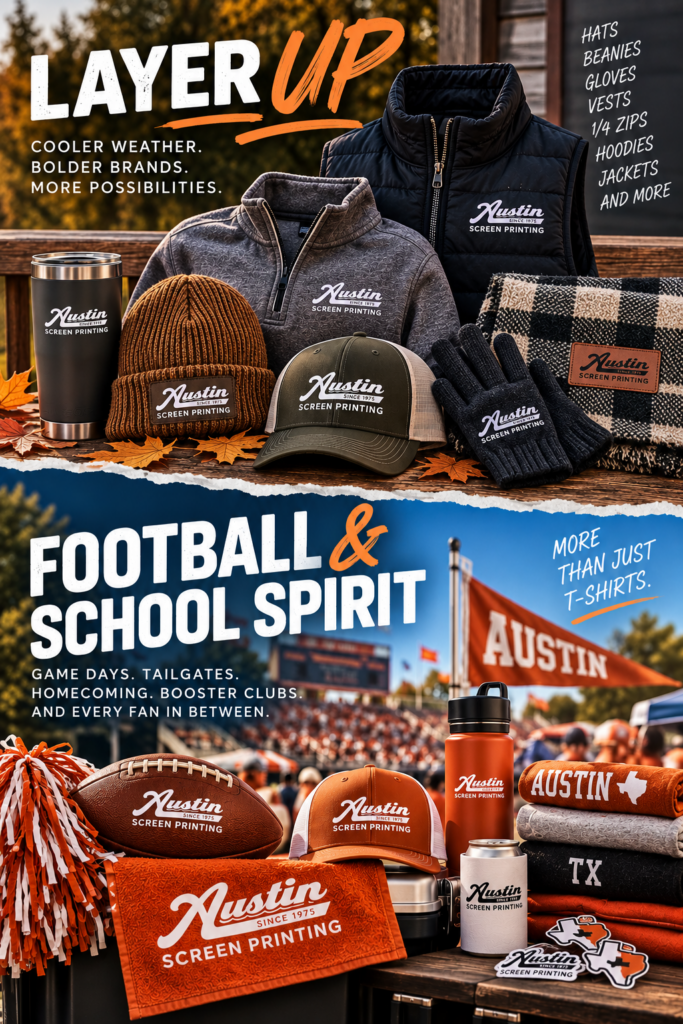 Fall branded merch