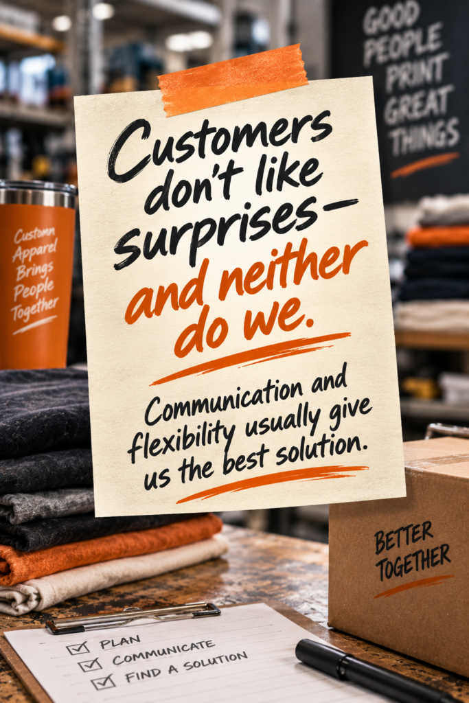 custom apparel printing